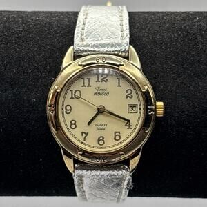 Vintage Gold & Silver Timex Watch